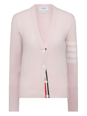 Thom Browne ケーブルステッチ カーディガン | ピンク | FARFETCH JP