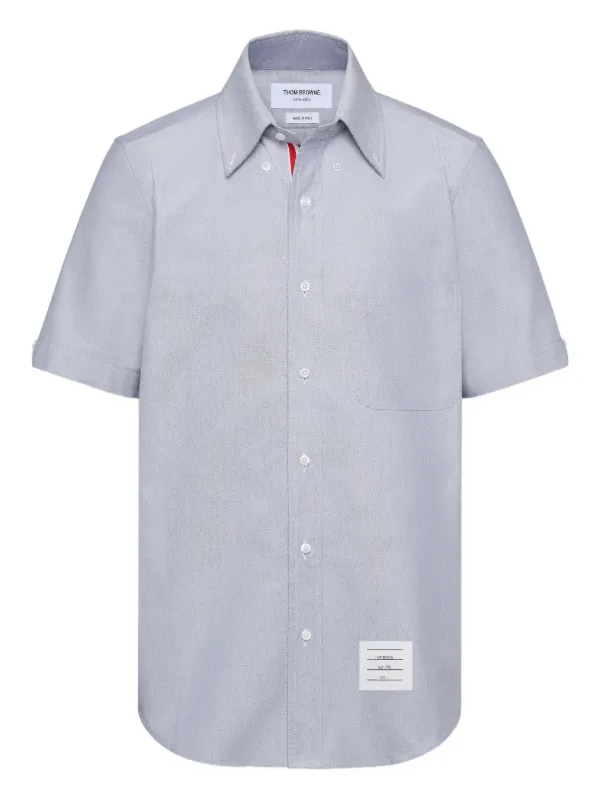 Thom Browne ショートスリーブ シャツ | ブルー | FARFETCH JP