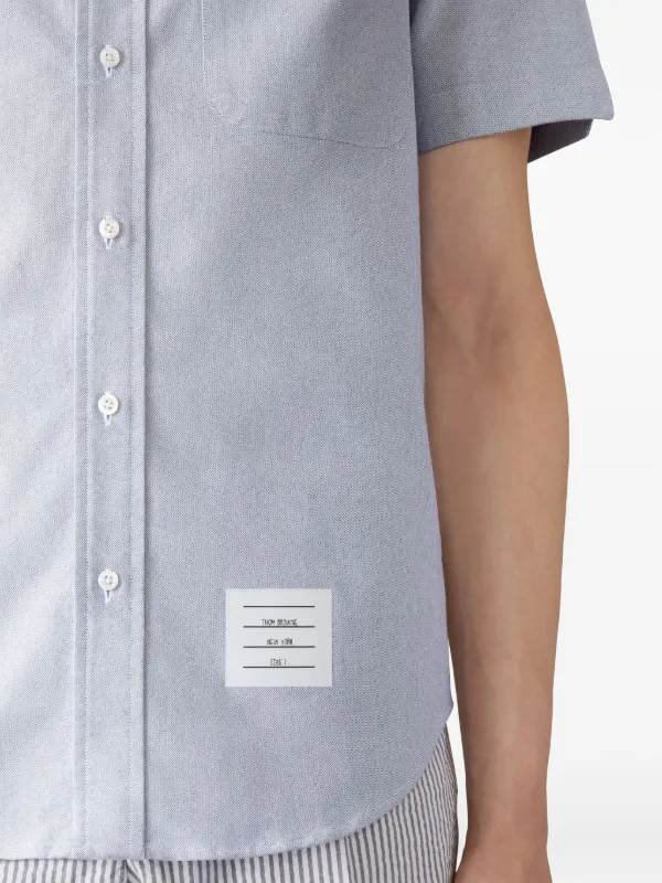 【THOM BROWNE】関税込★コットンショートスリーブシャツ ドレス 三越伊勢丹 | THOM BROWNE/トムブラウン_women 通販 | ネイビー