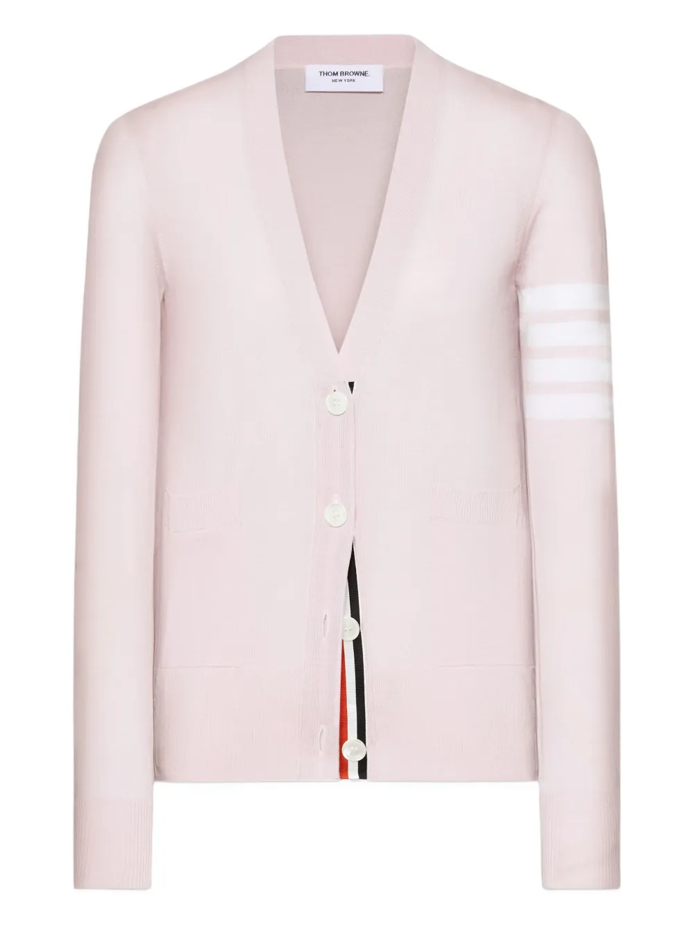 Thom Browne Cardigan con dettaglio maniche - Rosa