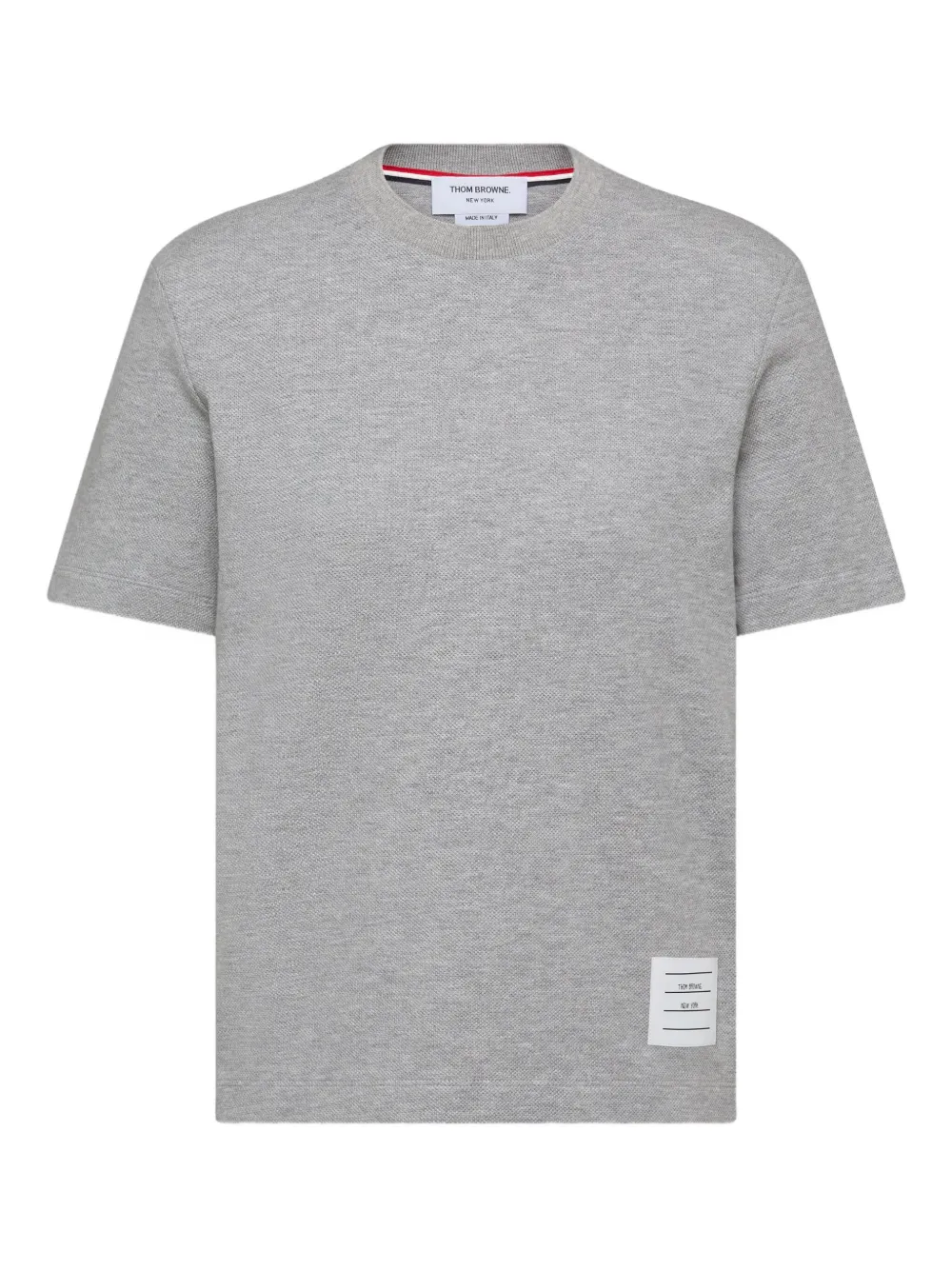 Thom Browne 4-Bar stripe T-shirt Grijs