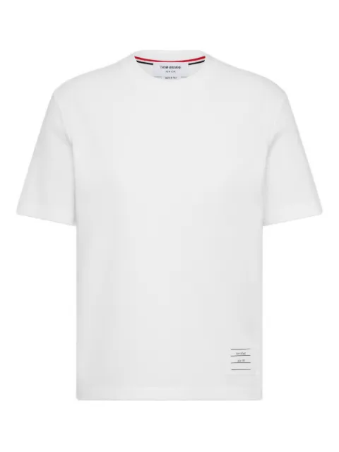 Thom Browne 4-Bar stripe-detail T-shirt