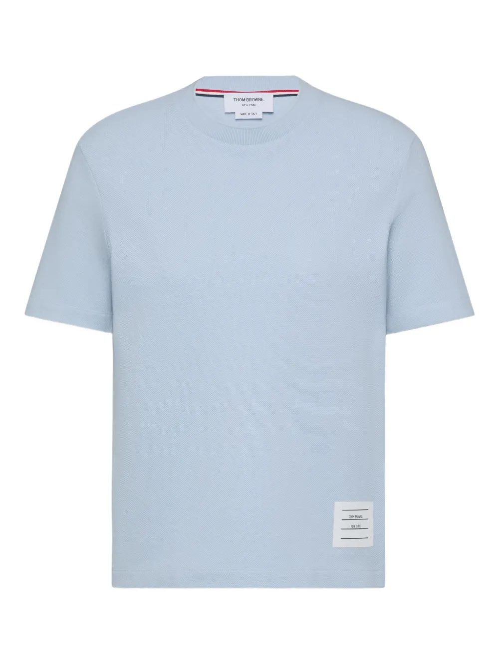 Thom Browne 4-Bar stripe T-shirt Blauw