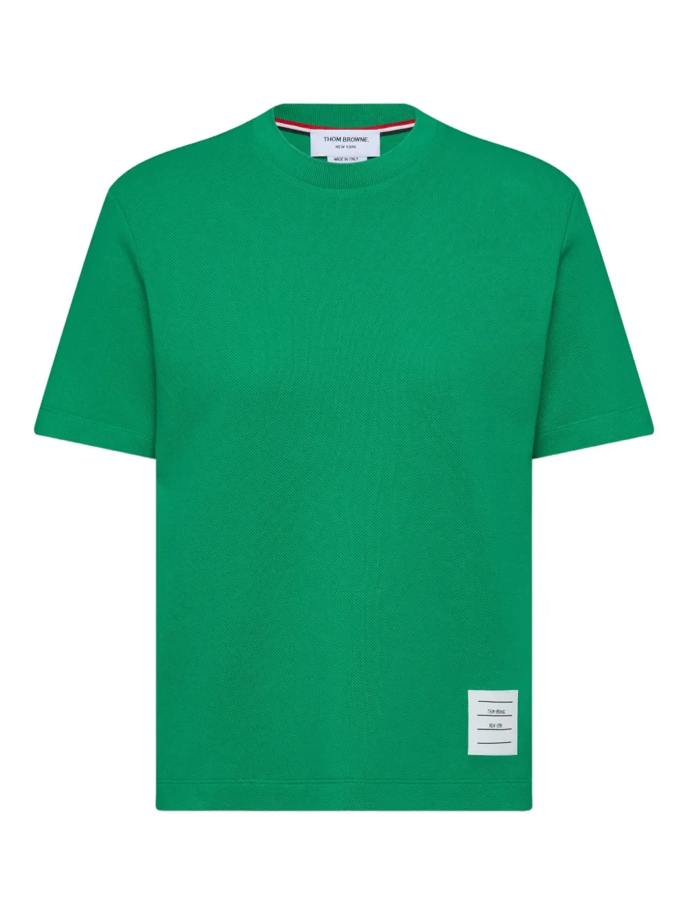 Thom Browne 4-Bar stripe T-shirt Groen