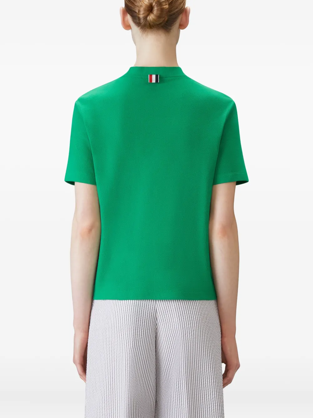 Thom Browne 4-Bar stripe T-shirt Groen