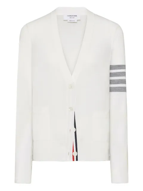 Thom Browne four-bar merino-wool cardigan