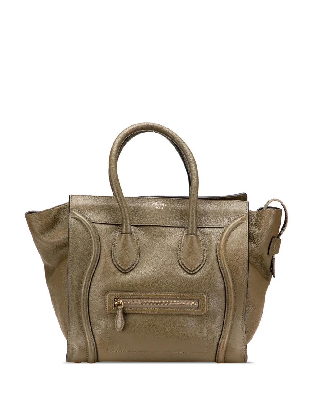 Céline Pre-Owned 2012 ミニ カーフスキン ラゲージ トートバッグ - ブラウン Céline Pre-Owned 2012 ミニ カーフスキン ラゲージ トートバッグ - ブラウン