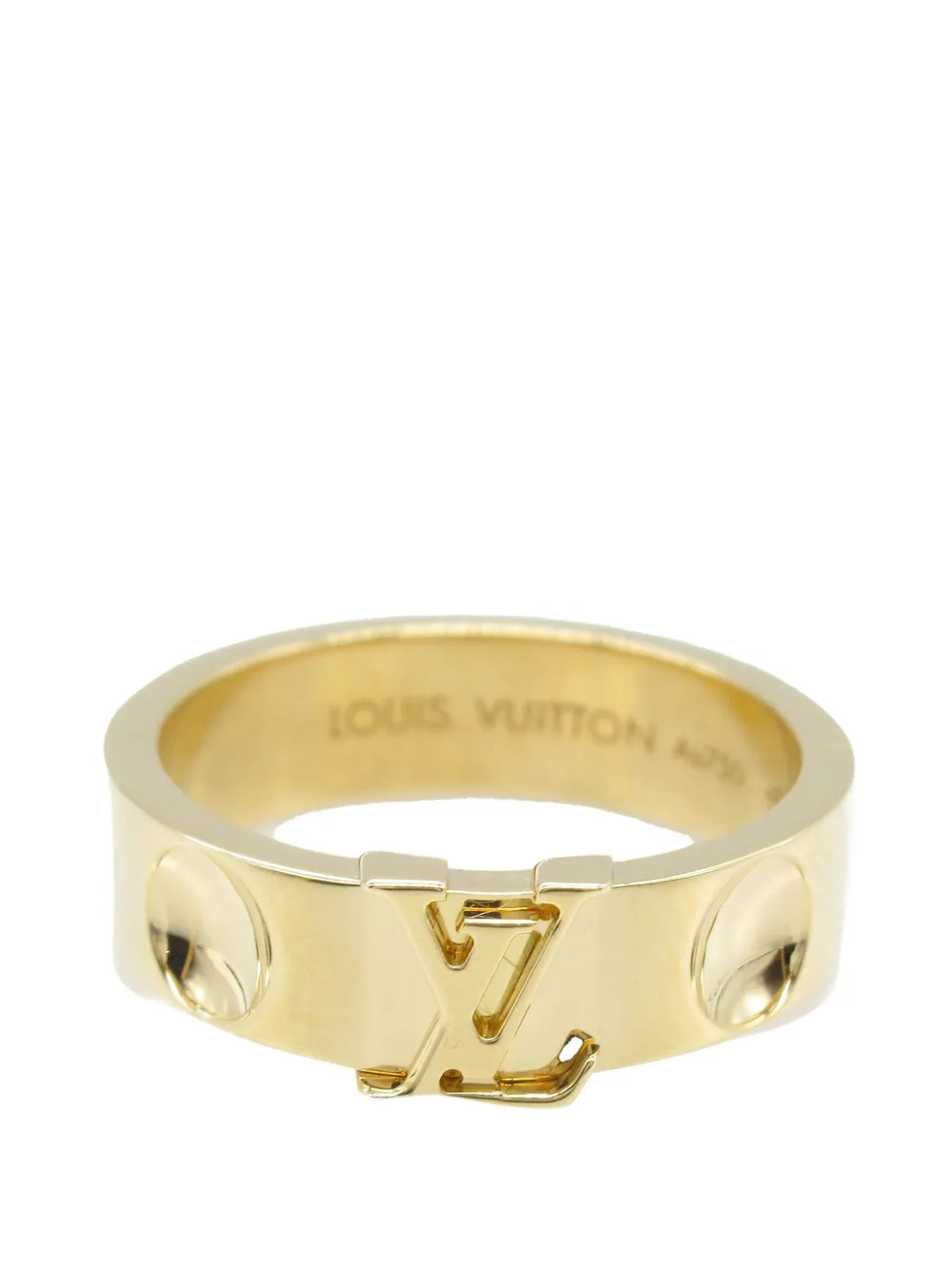 Louis Vuitton Pre-Owned 2010-2025 18Kイエローゴールド アンプラント リング - ゴールドトーン Louis Vuitton Pre-Owned 2010-2025 18Kイエローゴールド アンプラント リング - ゴールドトーン