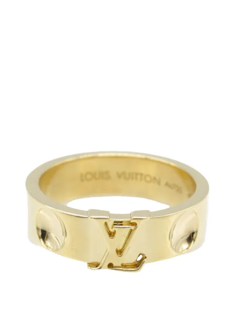 Louis Vuitton Pre-Owned 2010-2025 앙프렝뜨 18K 옐로 골드 링