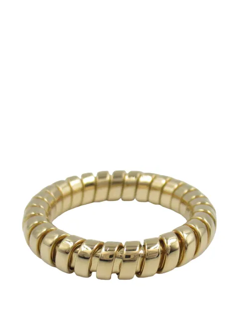 Bvlgari Pre-Owned 2010-2025 18K Yellow Gold Tubogas ring