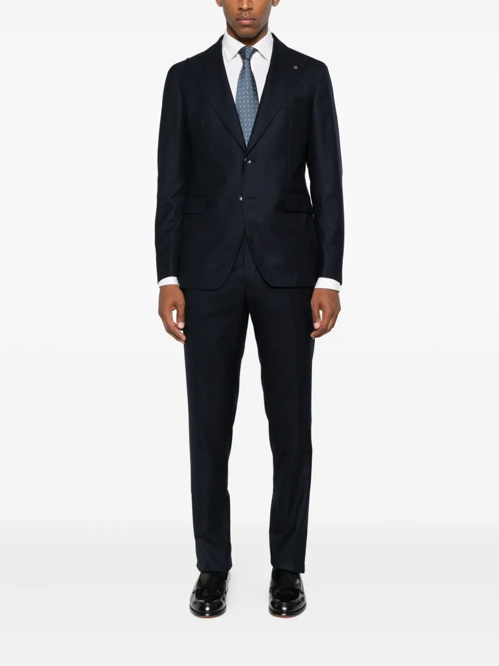 Tagliatore Blazer met enkele rij knopen Blauw