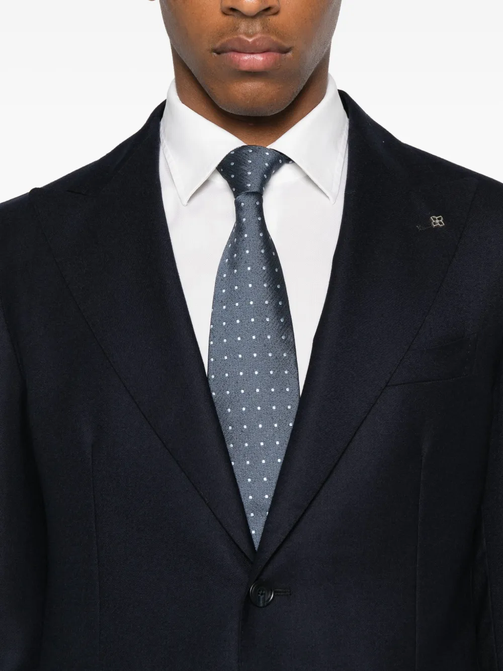 Tagliatore Blazer met enkele rij knopen Blauw