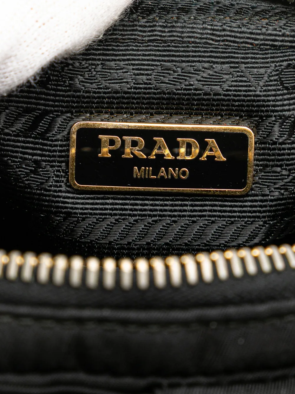 Pre-owned Prada 2000-2013 Tessuto Fiocco Bow Pouch