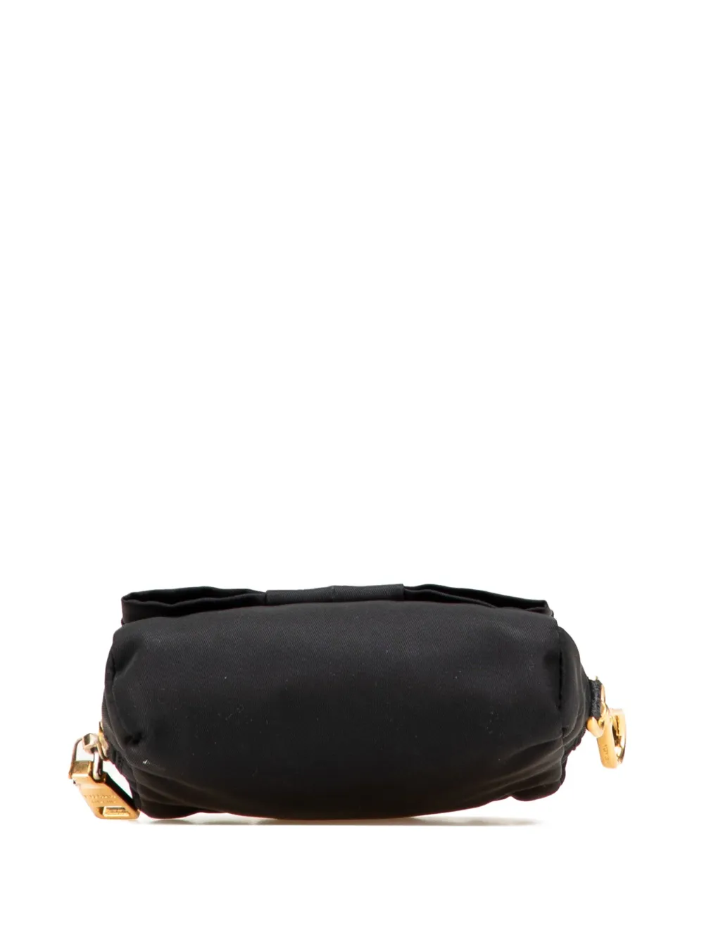 Pre-owned Prada 2000-2013 Tessuto Fiocco Bow Pouch