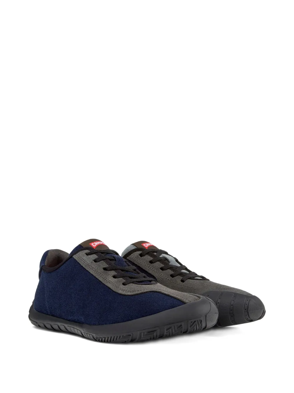 Camper Peu Path Twins suede-panel sneakers Blue