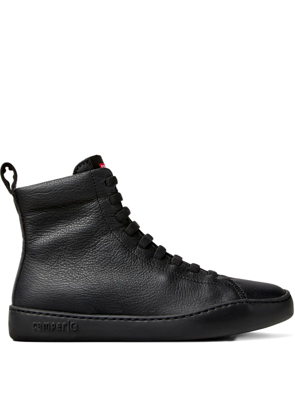 Camper Peu Cami lace-up leather combat boots Black