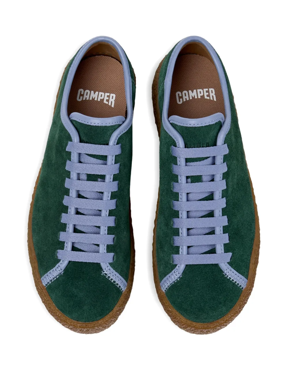 Camper Peu Terreno suede lace-up sneakers Green