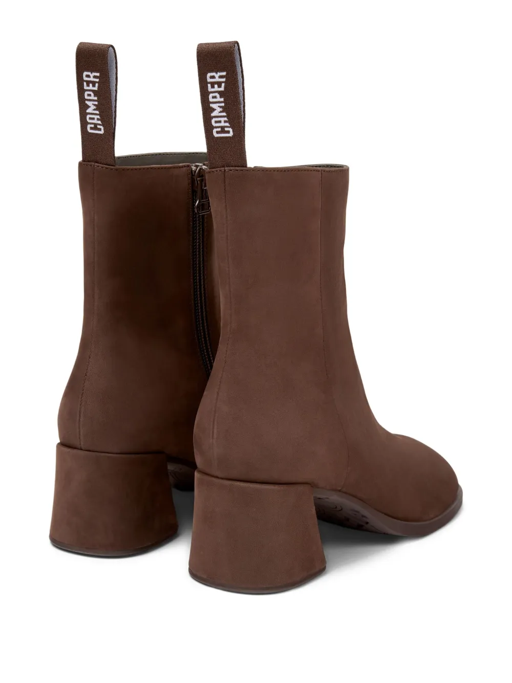 Camper Kora zip boots Brown