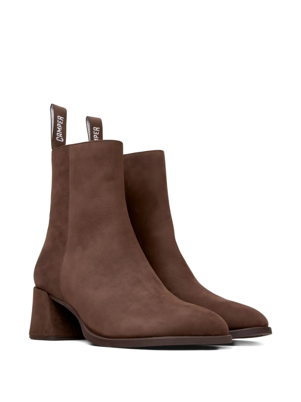 Camper Kora zip boots Brown