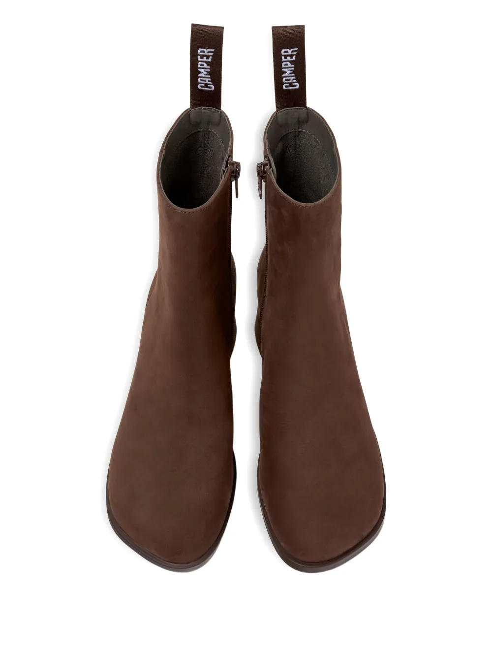 Camper Kora zip boots Brown
