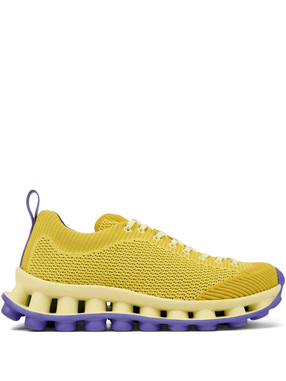 Camper x Sunnei Pelotissima knitted sneakers | Yellow | Image 1