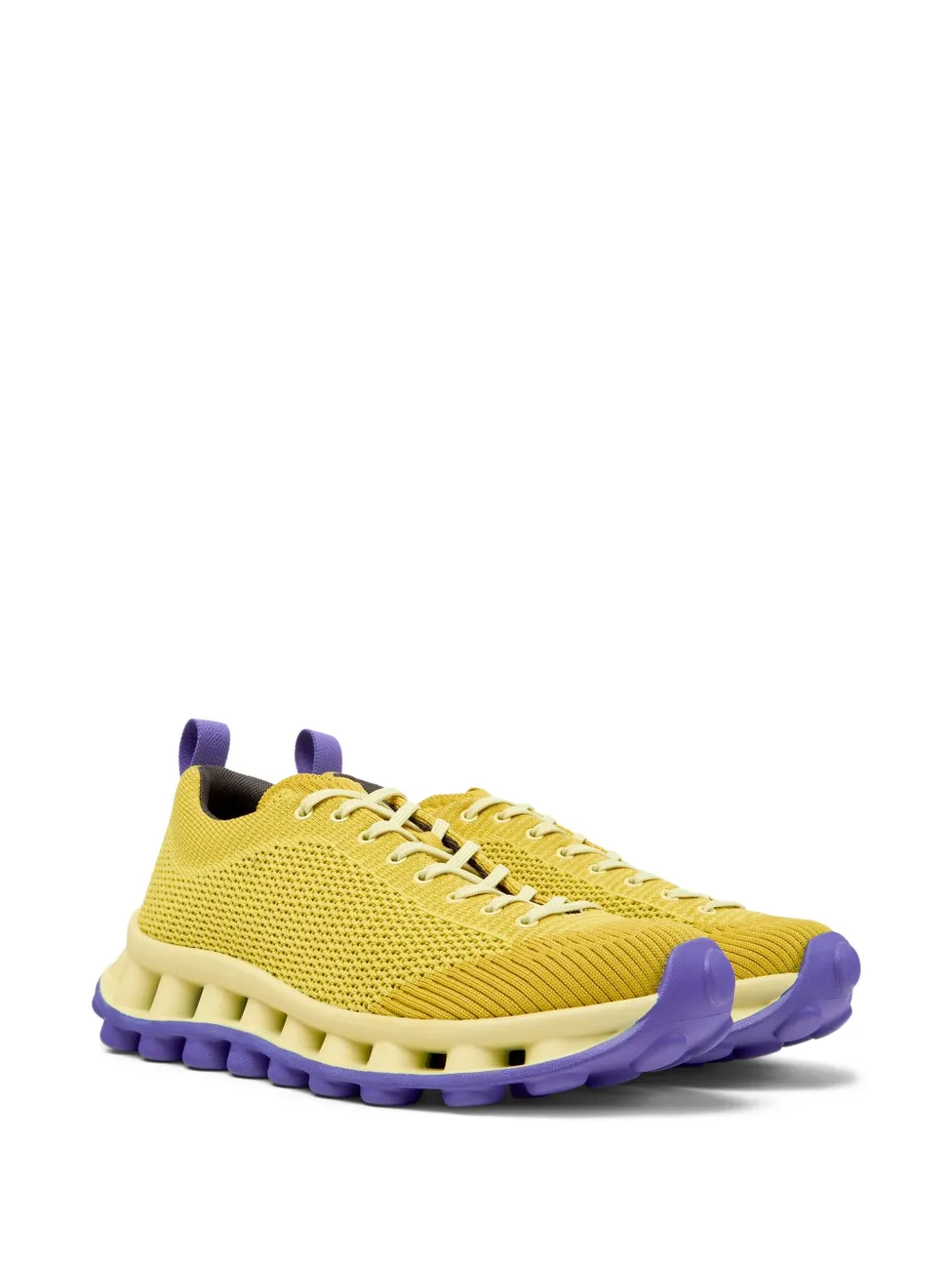 Camper x Sunnei Pelotissima gebreide sneakers - Geel