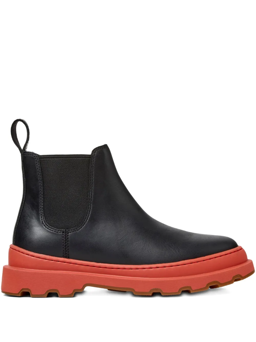 Camper Brutus Elastic-panelled Chelsea Boots In Black