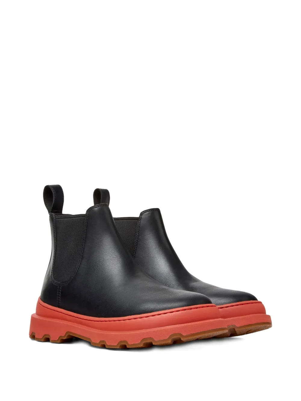 Camper Brutus Elastic-panelled Chelsea Boots In Black