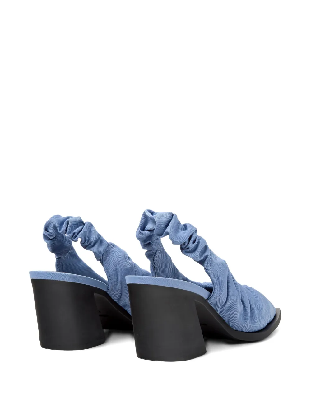Camper 73mm Karole gesmockte slingback pumps Blauw