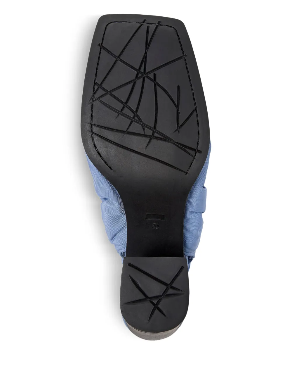 Camper 73mm Karole gesmockte slingback pumps Blauw