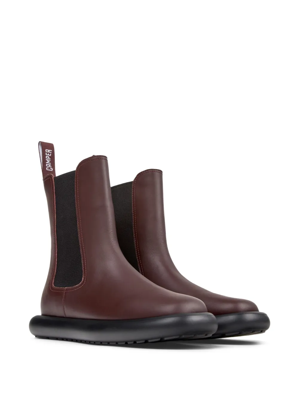Camper Onda elastic-panelled platform boots Red