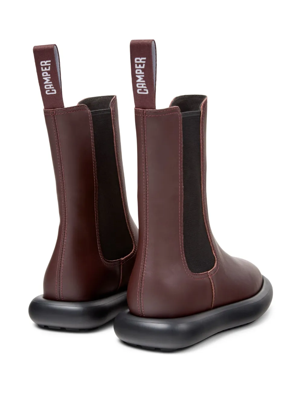Camper Onda elastic-panelled platform boots Red