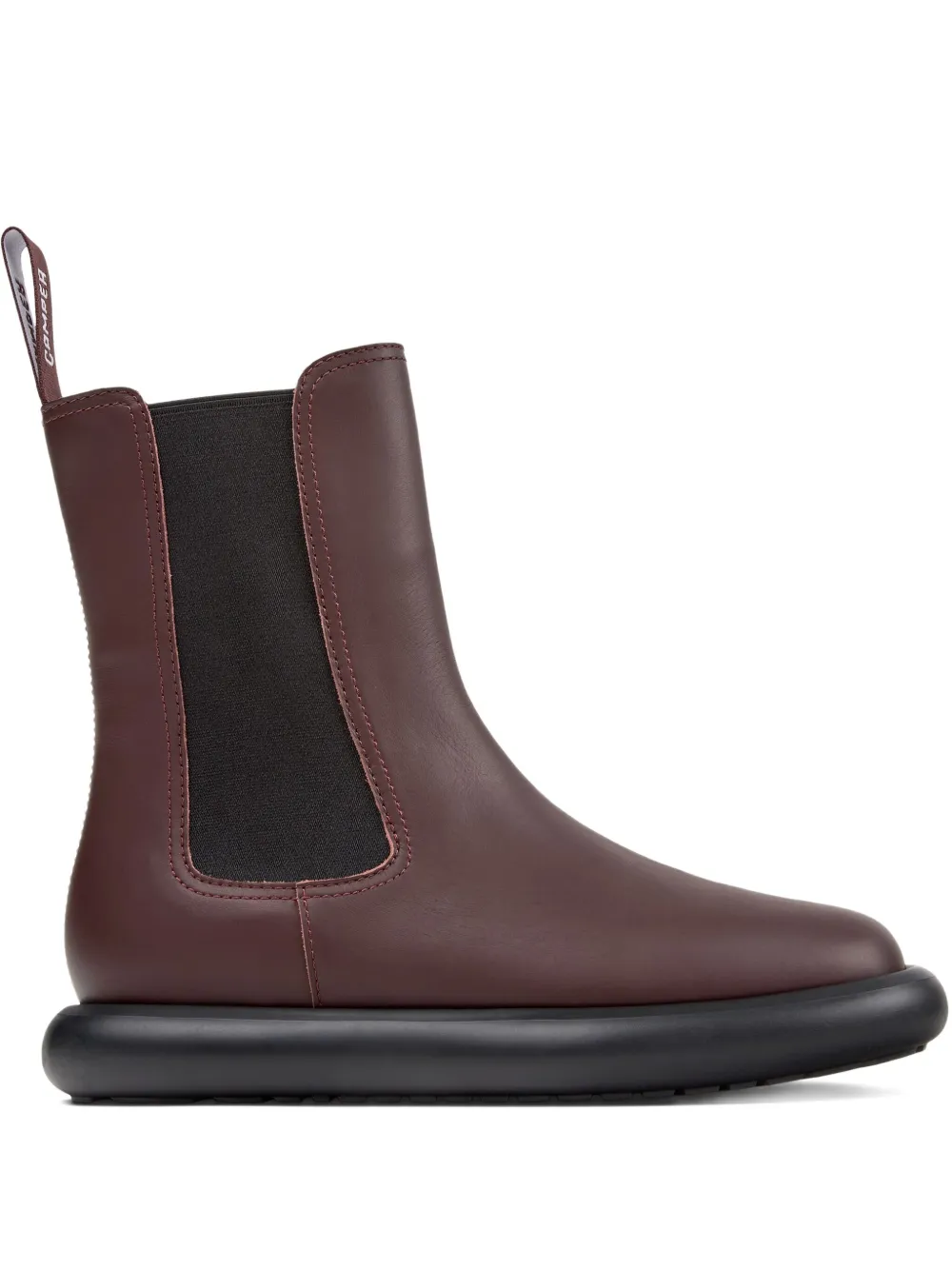 Camper Onda elastic-panelled platform boots Red