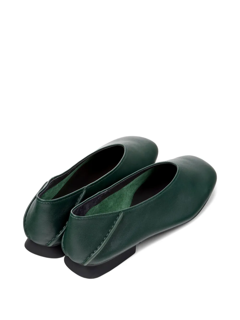 Camper Casa Myra leather ballet flats Green