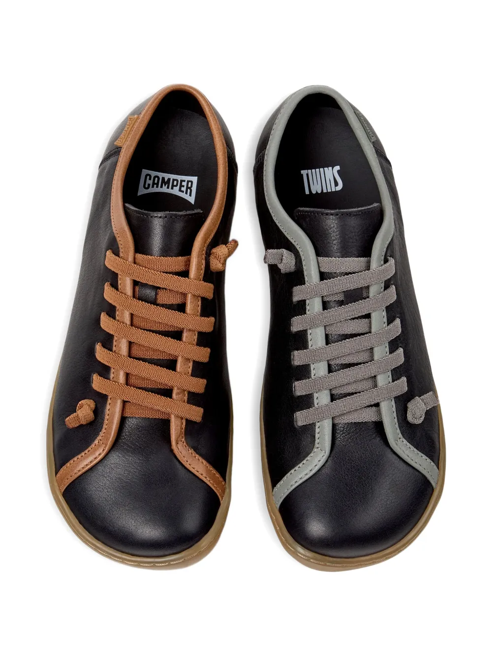 Camper G3D Peu Cami Twins leather lace-up sneakers Black