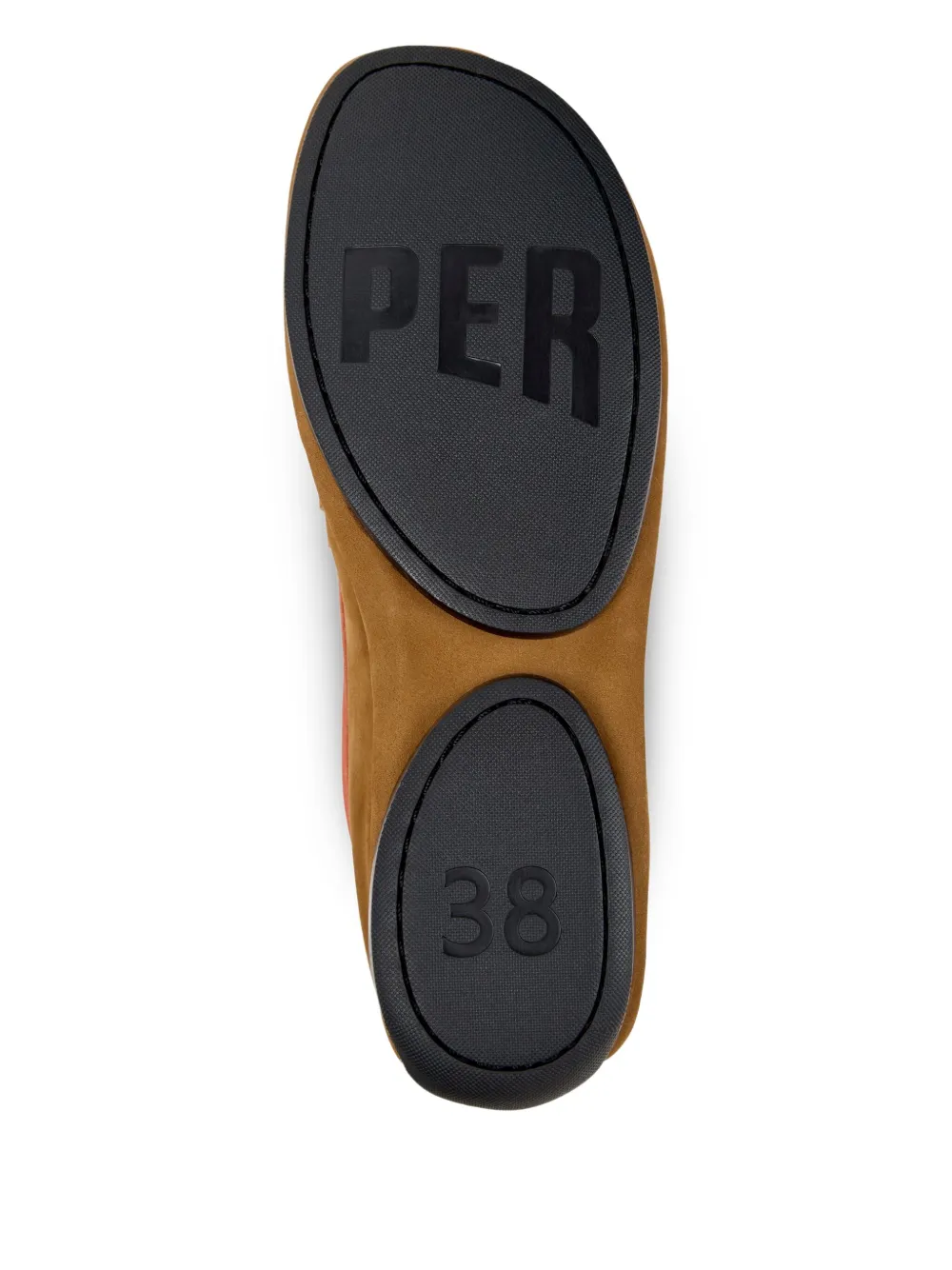Camper Right Nina Twins Ballet Flats In Brown