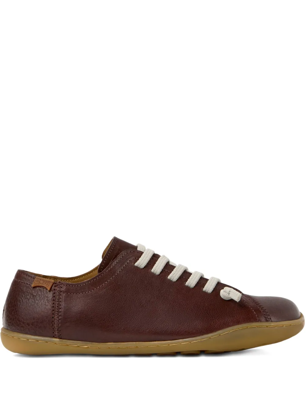 Camper Peu Cami lace-up leather sneakers | Red | Image 1