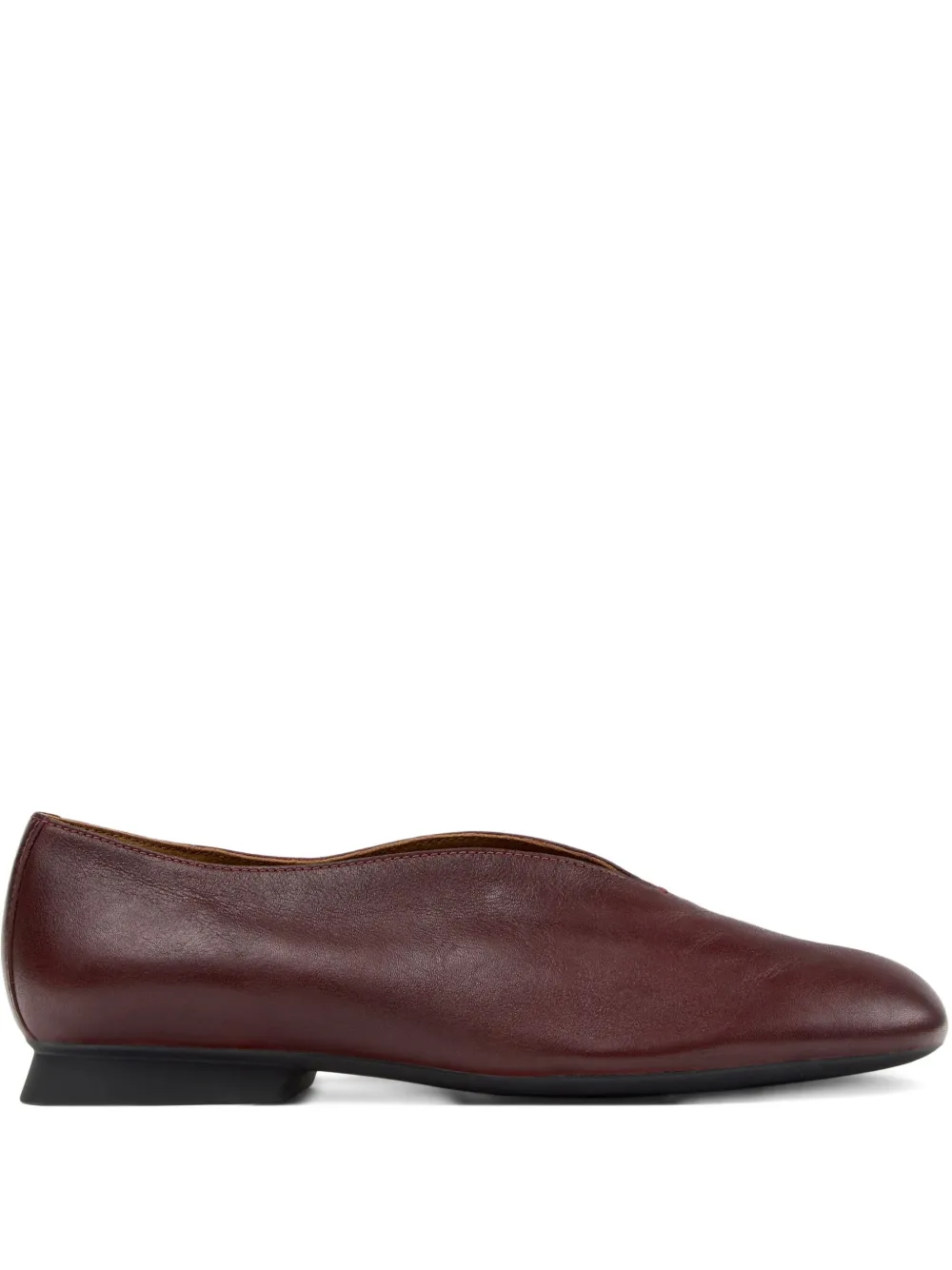 Camper Casi Myra leather flat pumps Red