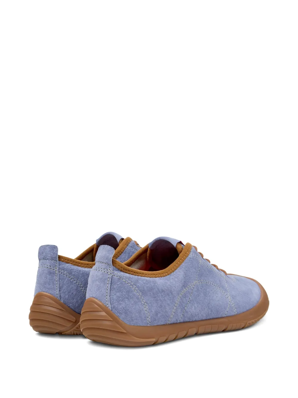 Camper Peu Path lace-up nubuck leather sneakers Blue