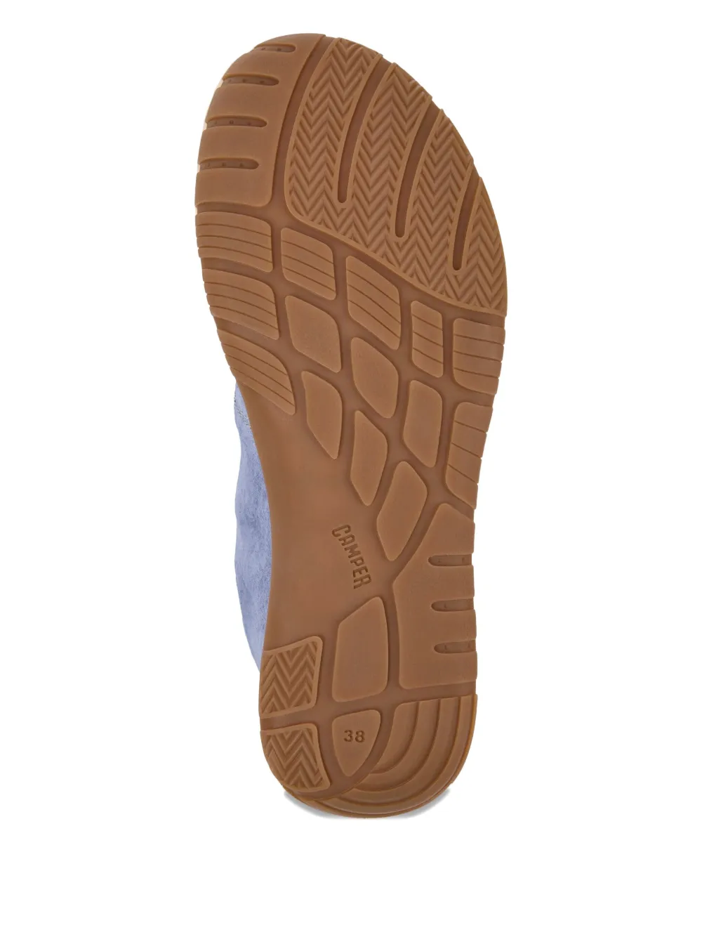 Camper Peu Path lace-up nubuck leather sneakers Blue