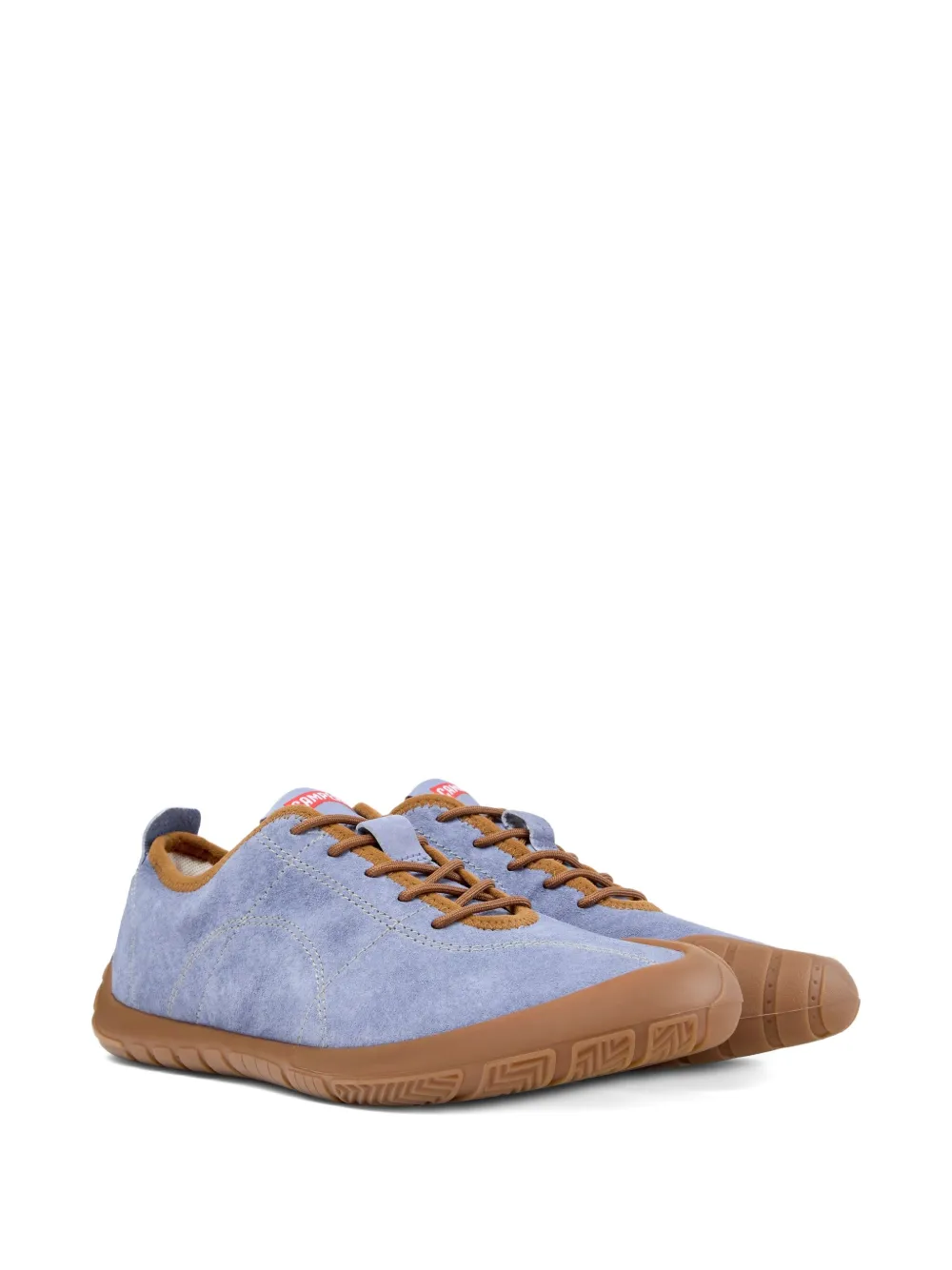 Camper Peu Path lace-up nubuck leather sneakers Blue