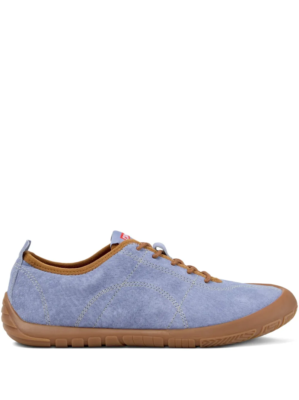 Camper Peu Path lace-up nubuck leather sneakers Blue