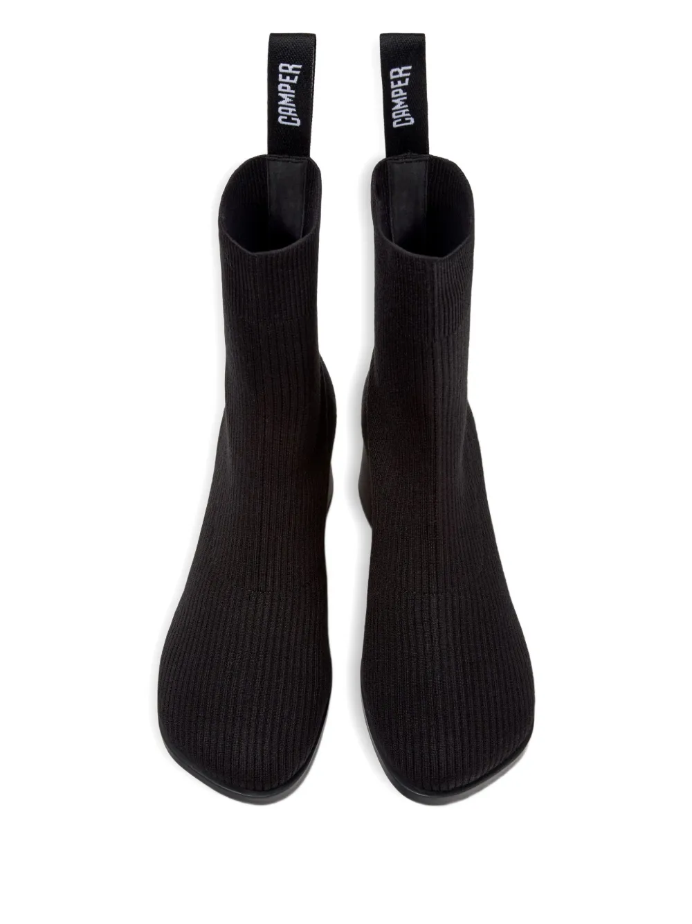 Camper 65mm Kora Knitted Block-heel Boots In Brown