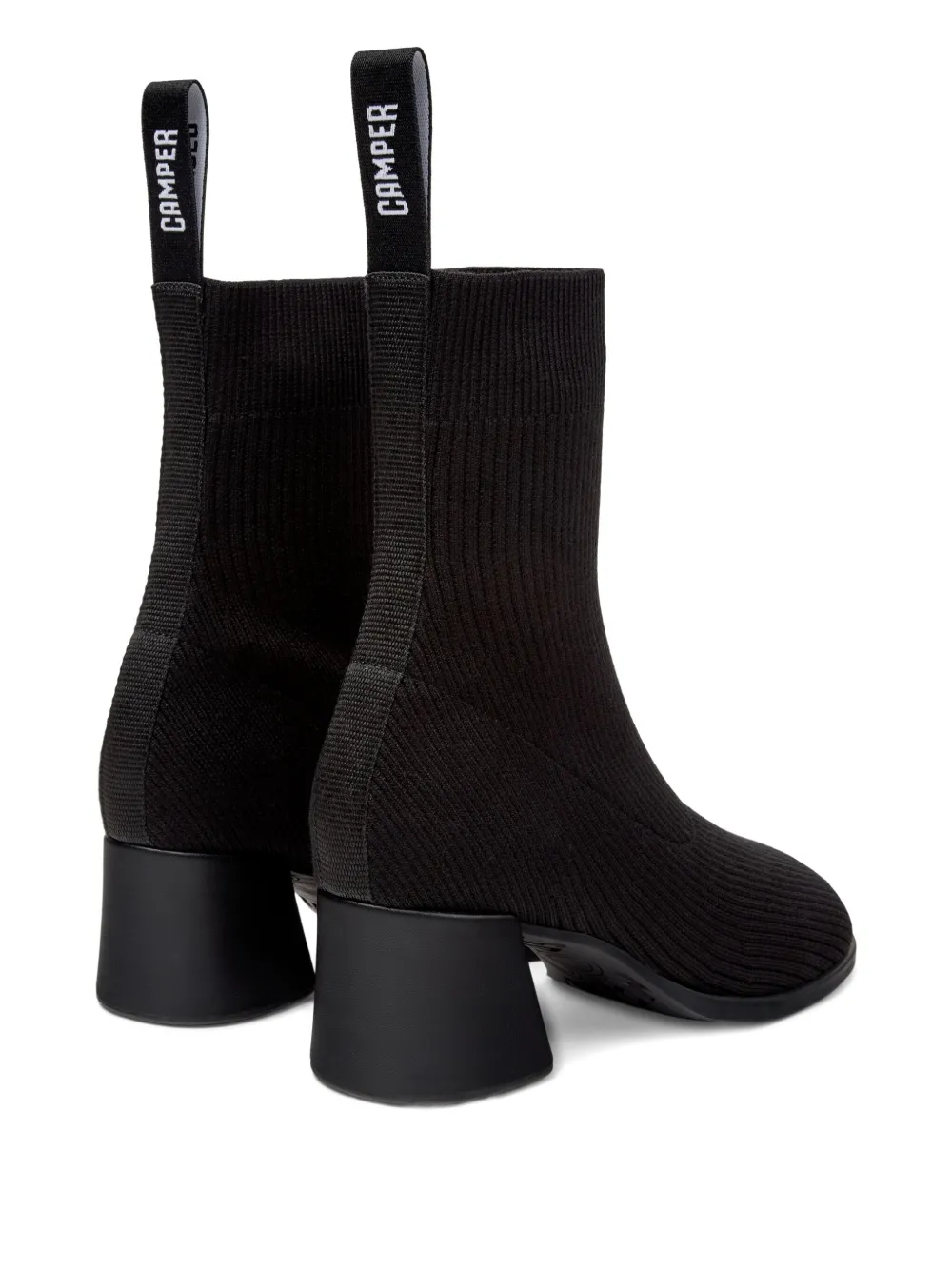 Camper 65mm Kora Knitted Block-heel Boots In Brown