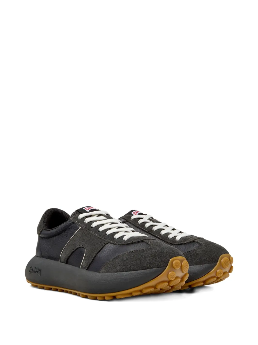 Camper Pelotas Athens leren suède sneakers - Zwart
