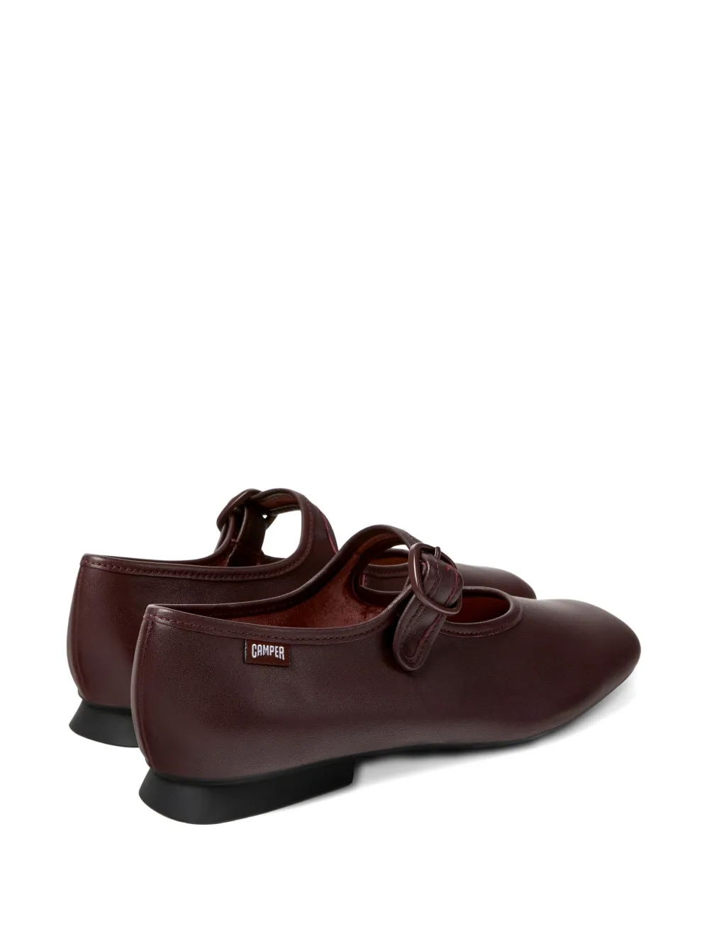 Camper Casi Myra buckle-strap flats pumps Red