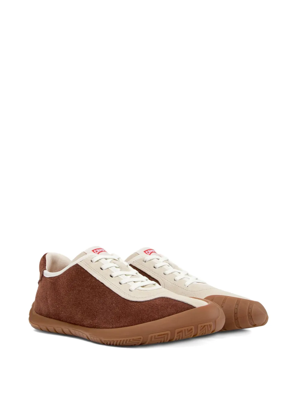 Camper Peu Path Twins suede-panel sneakers Brown