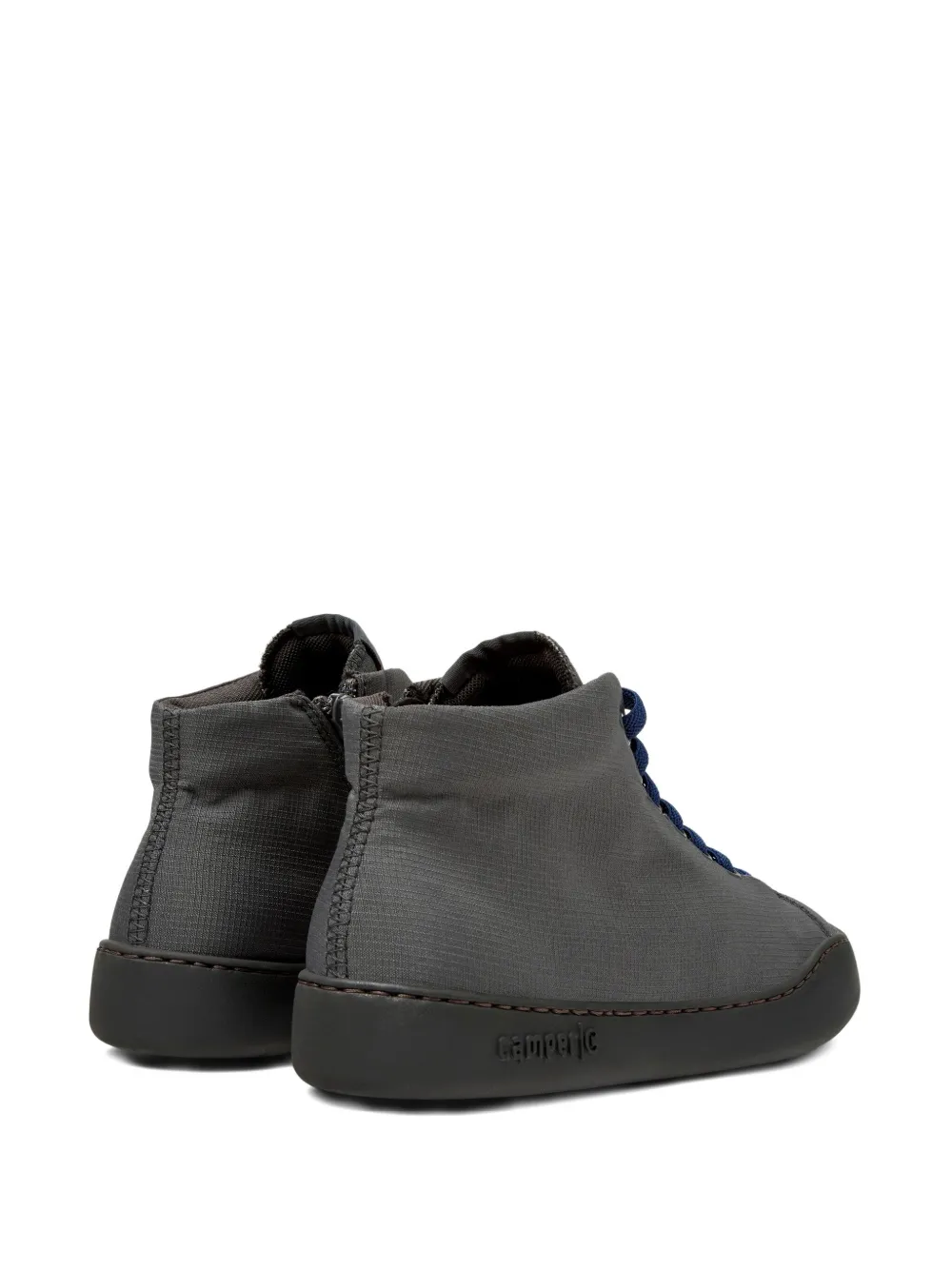 Camper Peu Touring Lace-up Zip Sneakers In Gray