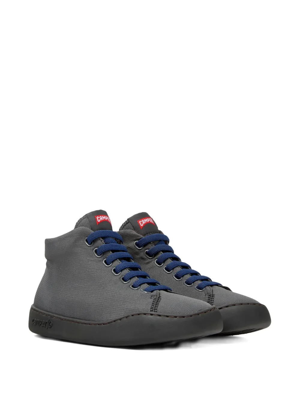 Camper Peu Touring Lace-up Zip Sneakers In Gray