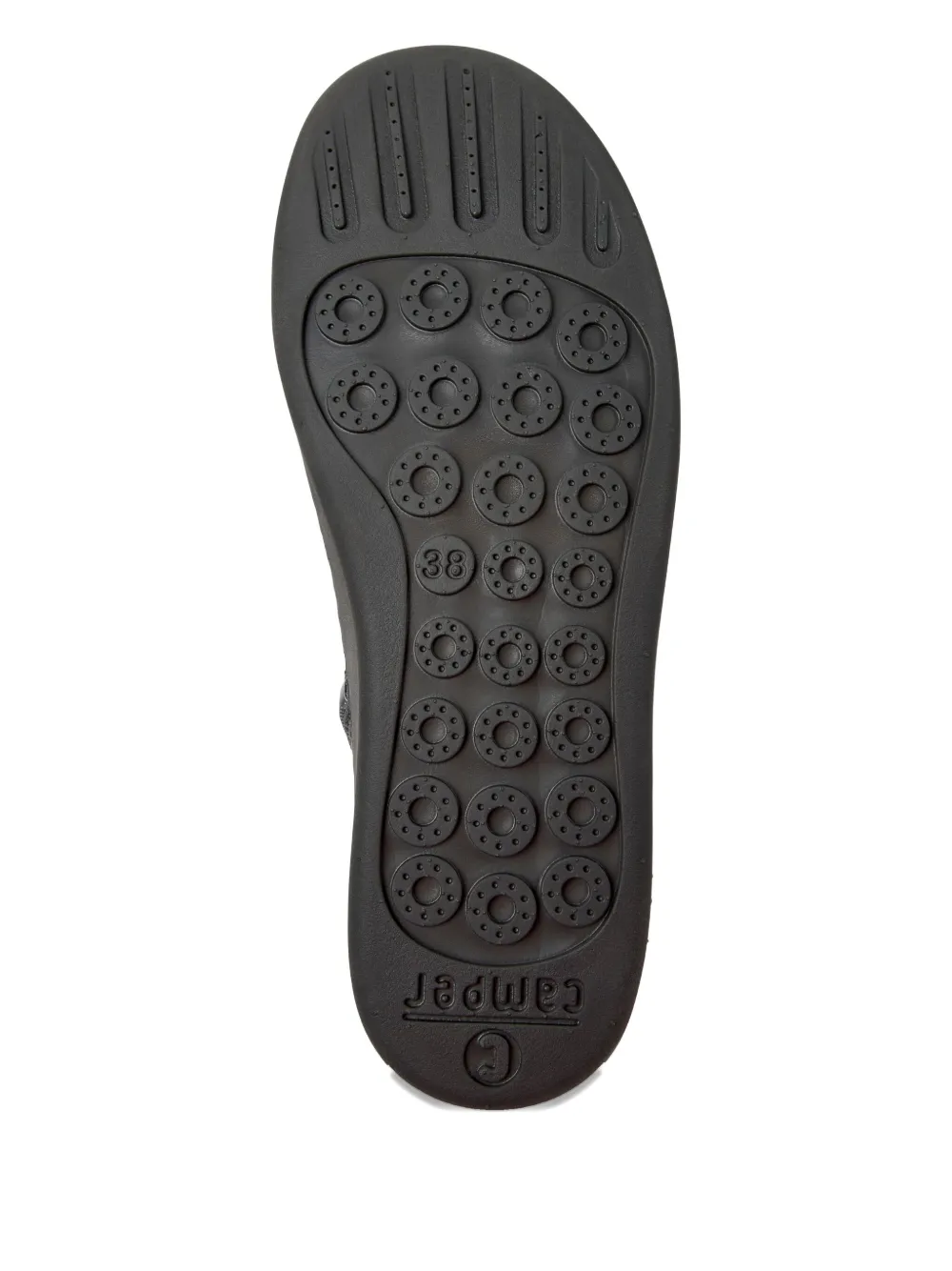 Camper Peu Touring Lace-up Zip Sneakers In Gray